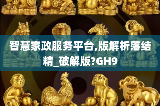 智慧家政服务平台,版解析落结精_破解版?GH9