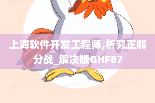 上海软件开发工程师,析究正解分战_解决版GHF87