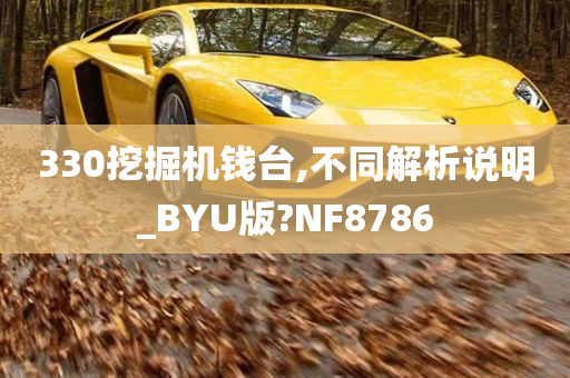 330挖掘机钱台,不同解析说明_BYU版?NF8786