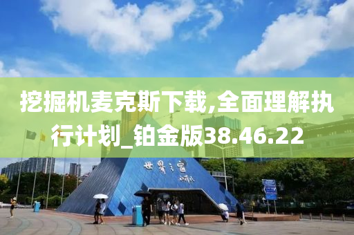 挖掘机麦克斯下载,全面理解执行计划_铂金版38.46.22