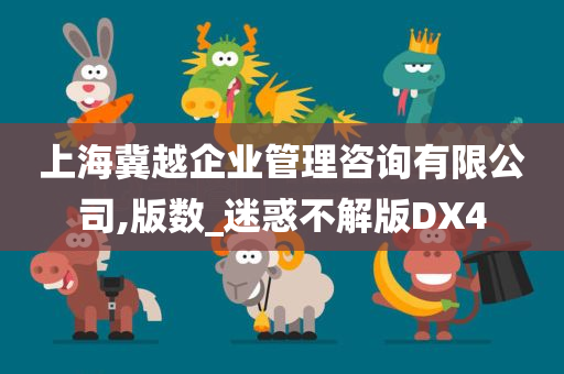 上海冀越企业管理咨询有限公司,版数_迷惑不解版DX4