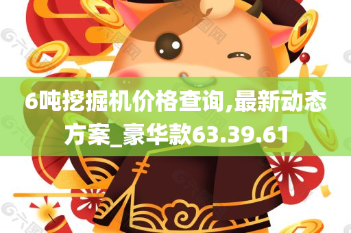 6吨挖掘机价格查询,最新动态方案_豪华款63.39.61