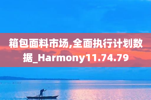 箱包面料市场,全面执行计划数据_Harmony11.74.79