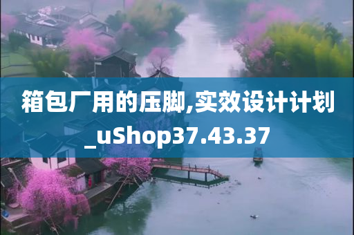 箱包厂用的压脚,实效设计计划_uShop37.43.37