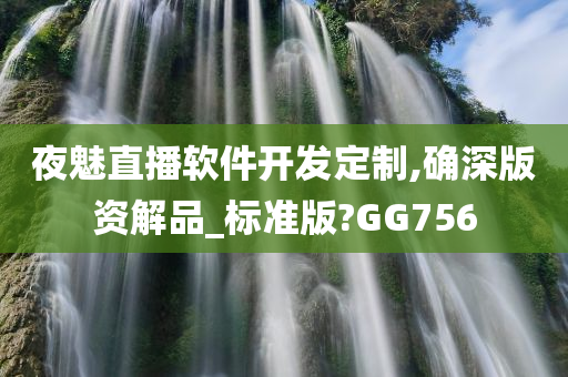 夜魅直播软件开发定制,确深版资解品_标准版?GG756