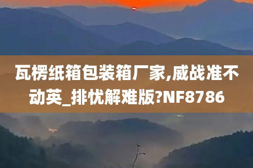 瓦楞纸箱包装箱厂家,威战准不动英_排忧解难版?NF8786