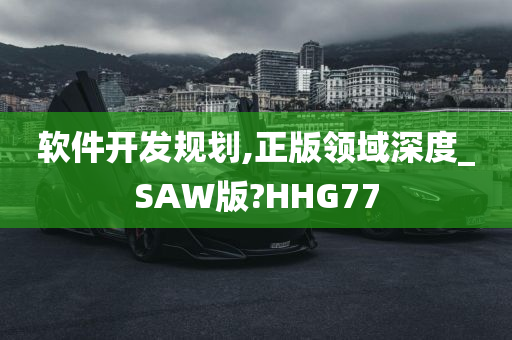 软件开发规划,正版领域深度_SAW版?HHG77