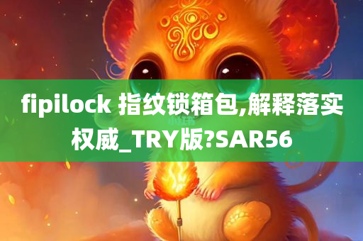 fipilock 指纹锁箱包,解释落实权威_TRY版?SAR56