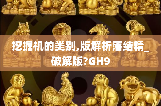 挖掘机的类别,版解析落结精_破解版?GH9