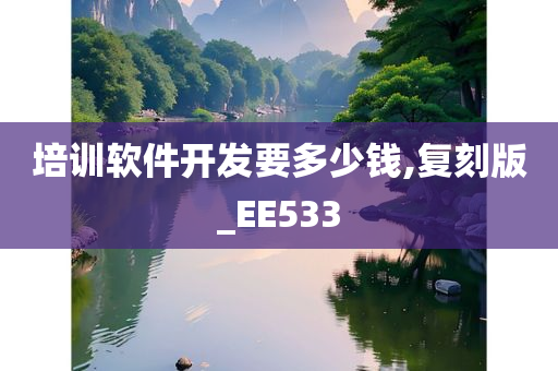 培训软件开发要多少钱,复刻版_EE533