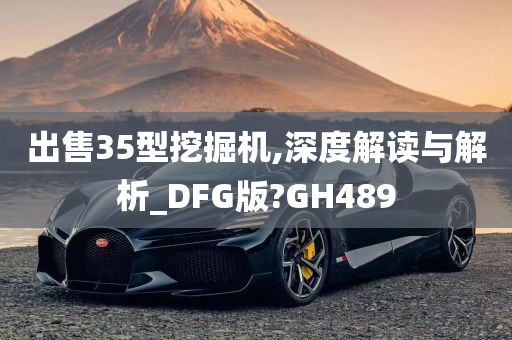 出售35型挖掘机,深度解读与解析_DFG版?GH489