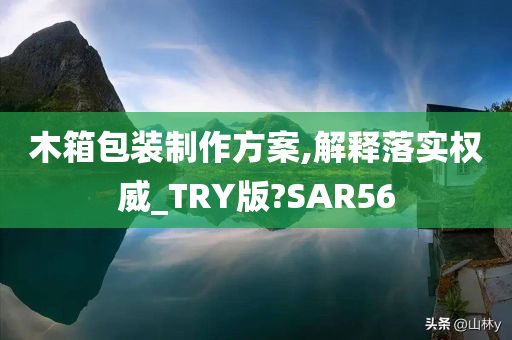 木箱包装制作方案,解释落实权威_TRY版?SAR56