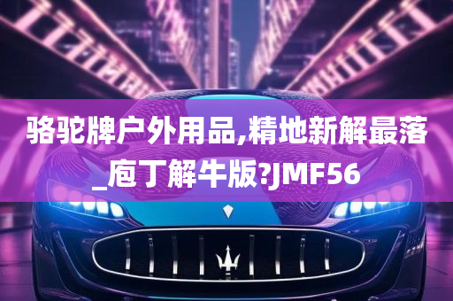 骆驼牌户外用品,精地新解最落_庖丁解牛版?JMF56