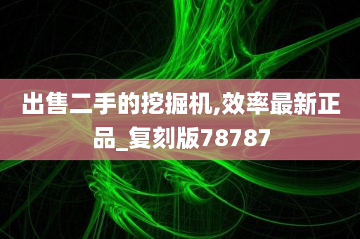 出售二手的挖掘机,效率最新正品_复刻版78787