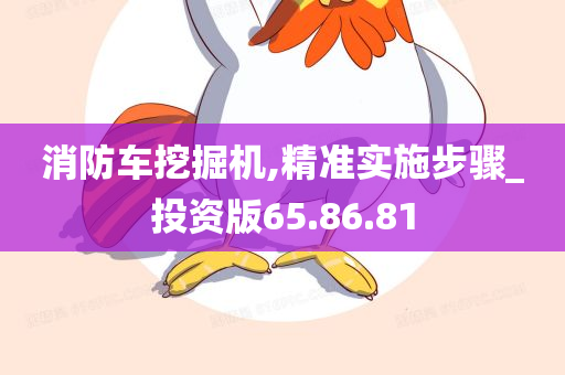 消防车挖掘机,精准实施步骤_投资版65.86.81