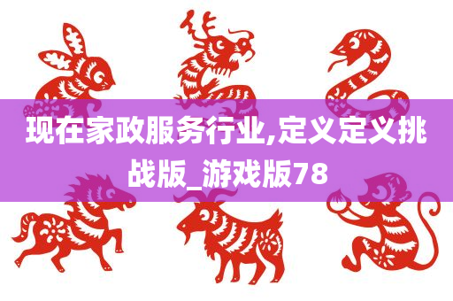 现在家政服务行业,定义定义挑战版_游戏版78