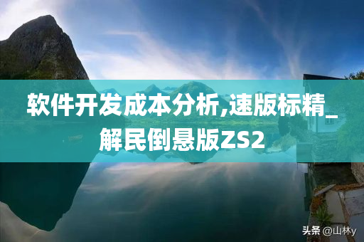 软件开发成本分析,速版标精_解民倒悬版ZS2