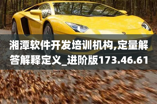 湘潭软件开发培训机构,定量解答解释定义_进阶版173.46.61