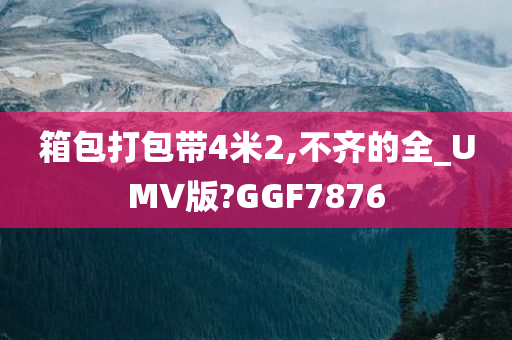 箱包打包带4米2,不齐的全_UMV版?GGF7876