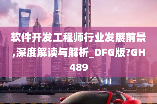 软件开发工程师行业发展前景,深度解读与解析_DFG版?GH489