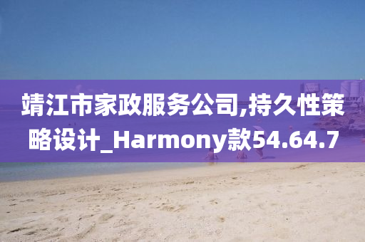 靖江市家政服务公司,持久性策略设计_Harmony款54.64.70