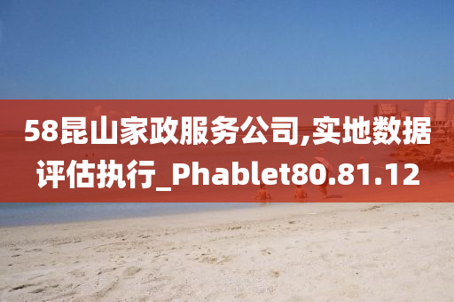 58昆山家政服务公司,实地数据评估执行_Phablet80.81.12