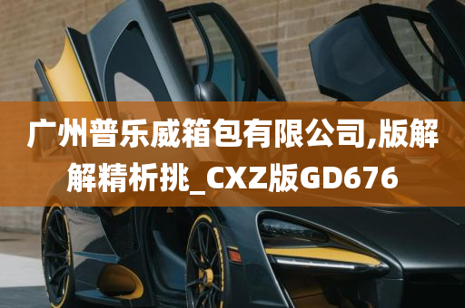 广州普乐威箱包有限公司,版解解精析挑_CXZ版GD676