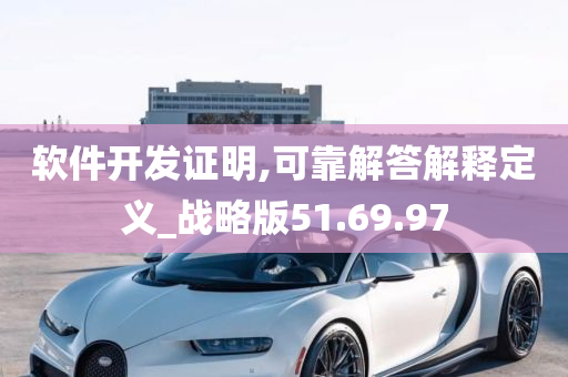 软件开发证明,可靠解答解释定义_战略版51.69.97