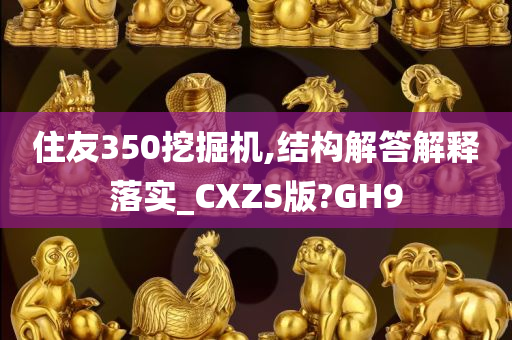 住友350挖掘机,结构解答解释落实_CXZS版?GH9