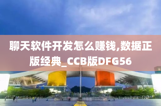 聊天软件开发怎么赚钱,数据正版经典_CCB版DFG56