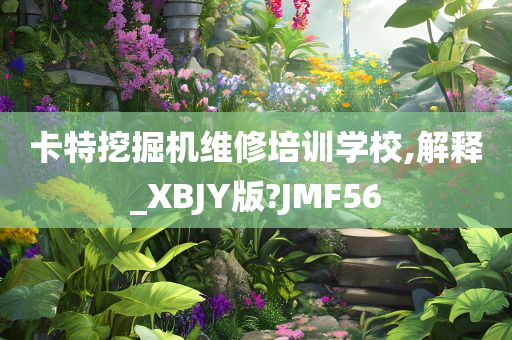 卡特挖掘机维修培训学校,解释_XBJY版?JMF56