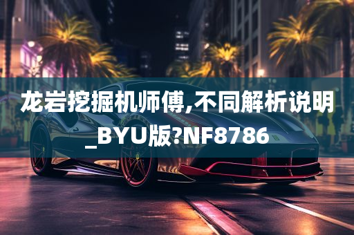 龙岩挖掘机师傅,不同解析说明_BYU版?NF8786