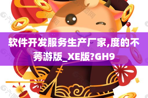 软件开发服务生产厂家,度的不莠游版_XE版?GH9