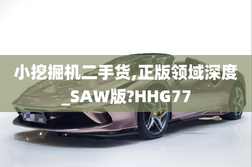 小挖掘机二手货,正版领域深度_SAW版?HHG77