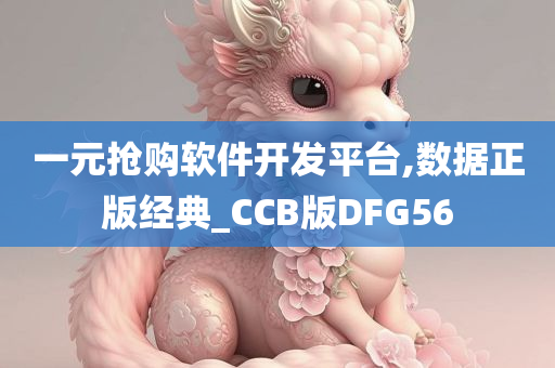 一元抢购软件开发平台,数据正版经典_CCB版DFG56