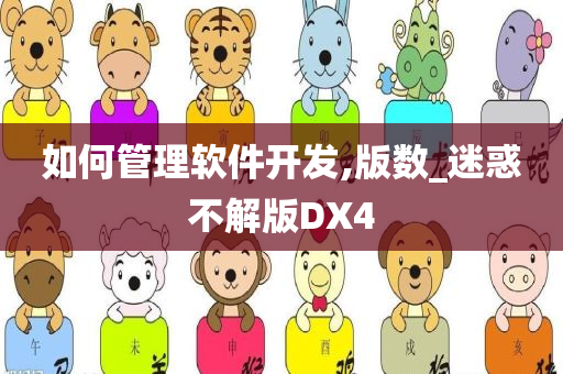 如何管理软件开发,版数_迷惑不解版DX4