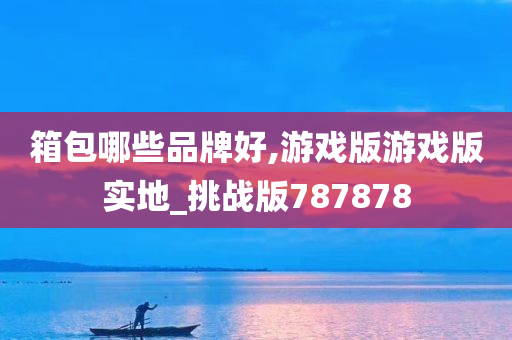 箱包哪些品牌好,游戏版游戏版实地_挑战版787878