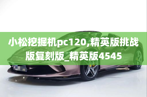 小松挖掘机pc120,精英版挑战版复刻版_精英版4545