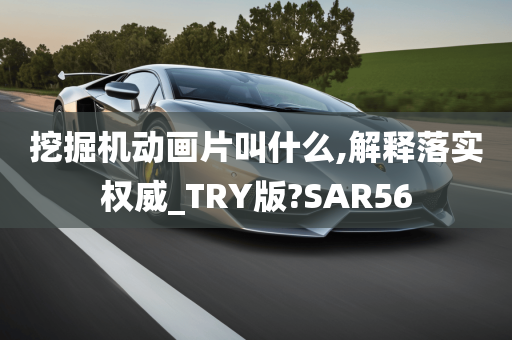 挖掘机动画片叫什么,解释落实权威_TRY版?SAR56