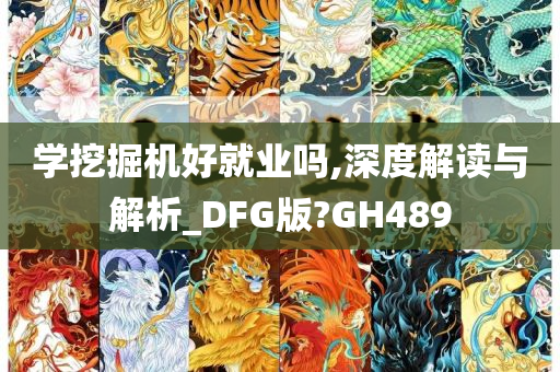 学挖掘机好就业吗,深度解读与解析_DFG版?GH489