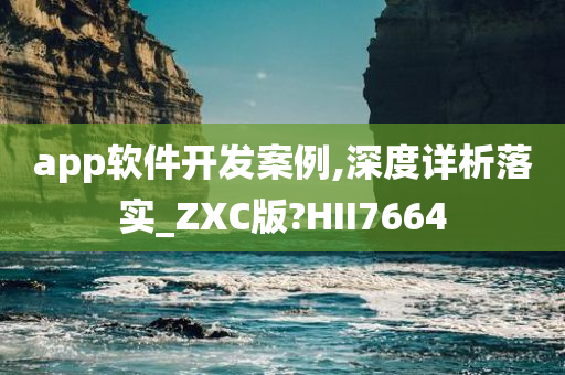 app软件开发案例,深度详析落实_ZXC版?HII7664