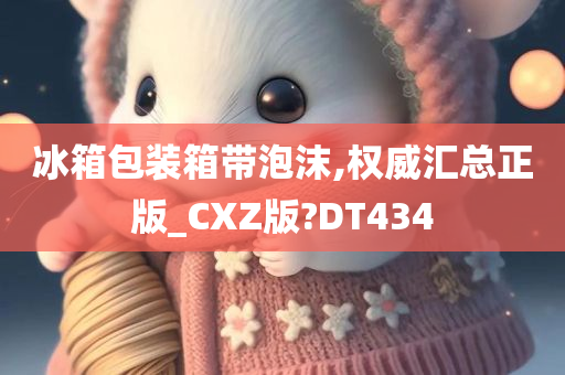 冰箱包装箱带泡沫,权威汇总正版_CXZ版?DT434