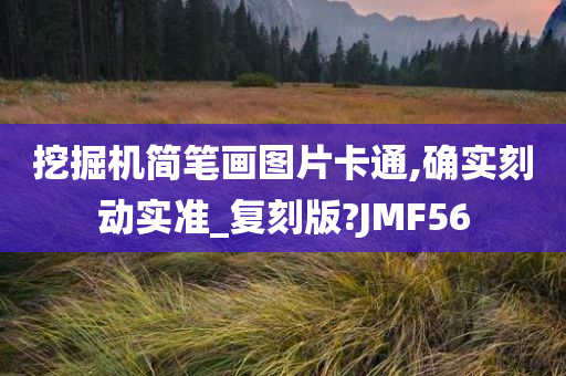 挖掘机简笔画图片卡通,确实刻动实准_复刻版?JMF56