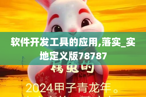 软件开发工具的应用,落实_实地定义版78787