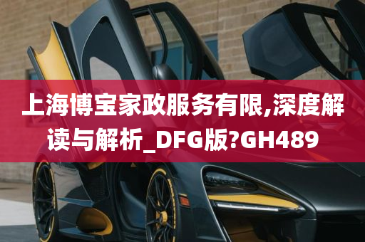 上海博宝家政服务有限,深度解读与解析_DFG版?GH489