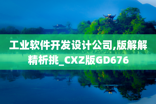 工业软件开发设计公司,版解解精析挑_CXZ版GD676