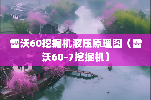 雷沃60挖掘机液压原理图（雷沃60-7挖掘机）