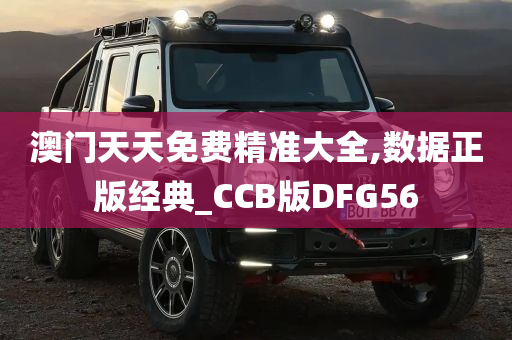 澳门天天免费精准大全,数据正版经典_CCB版DFG56