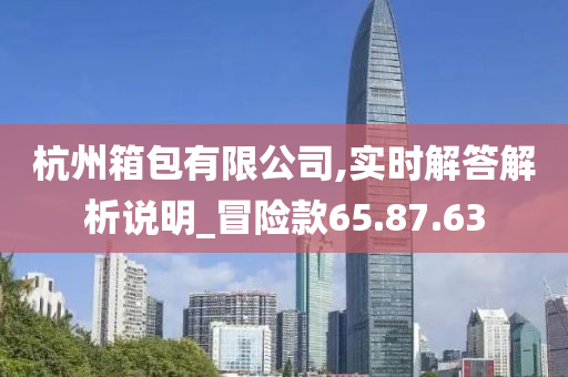 杭州箱包有限公司,实时解答解析说明_冒险款65.87.63