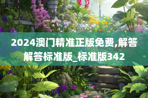 2024澳门精准正版免费,解答解答标准版_标准版342